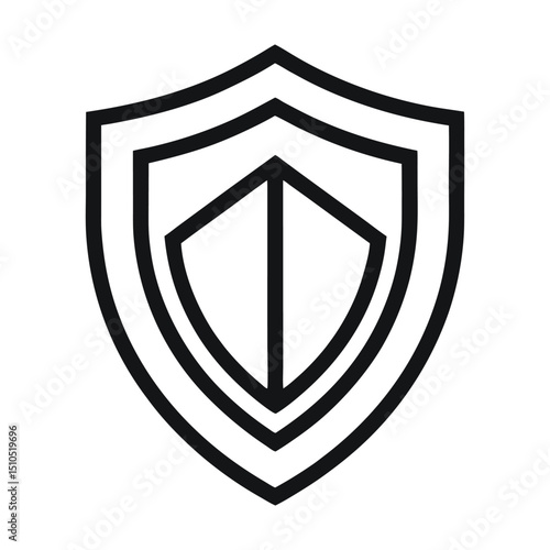 Free Download Strong secure shield icon protection safety symbol - GFXLoad
