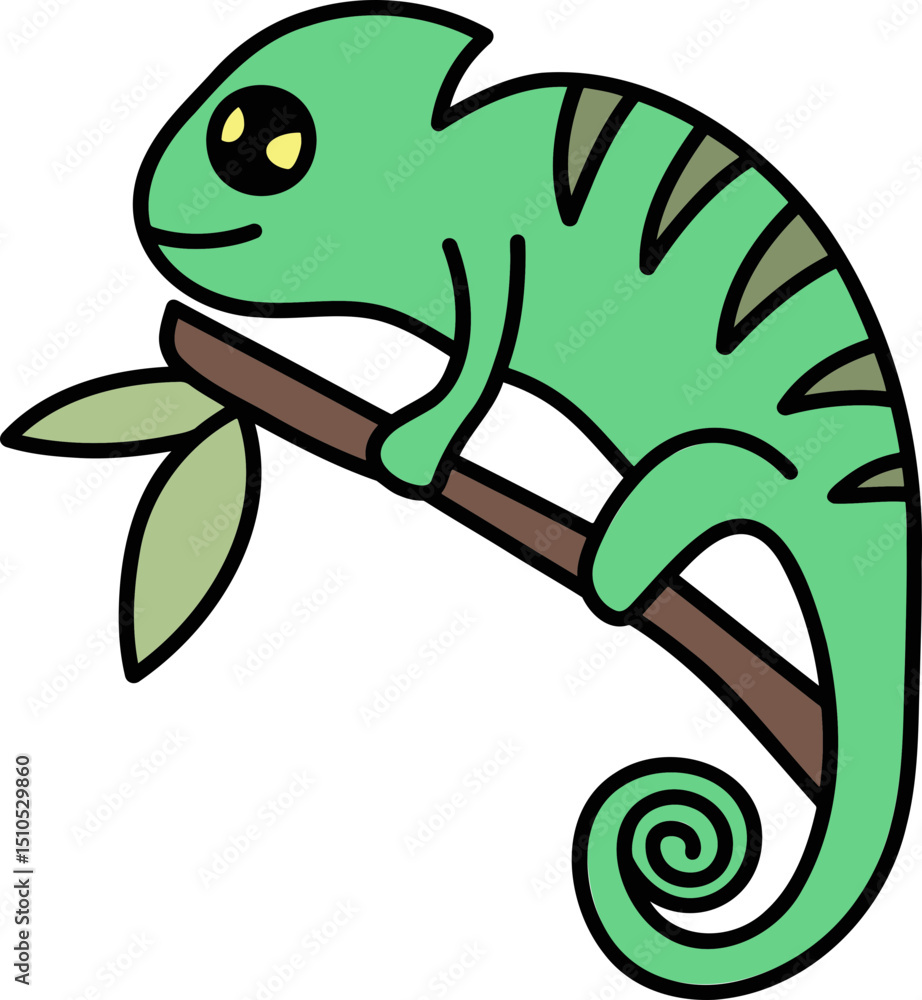 Fototapeta premium 카멜레온