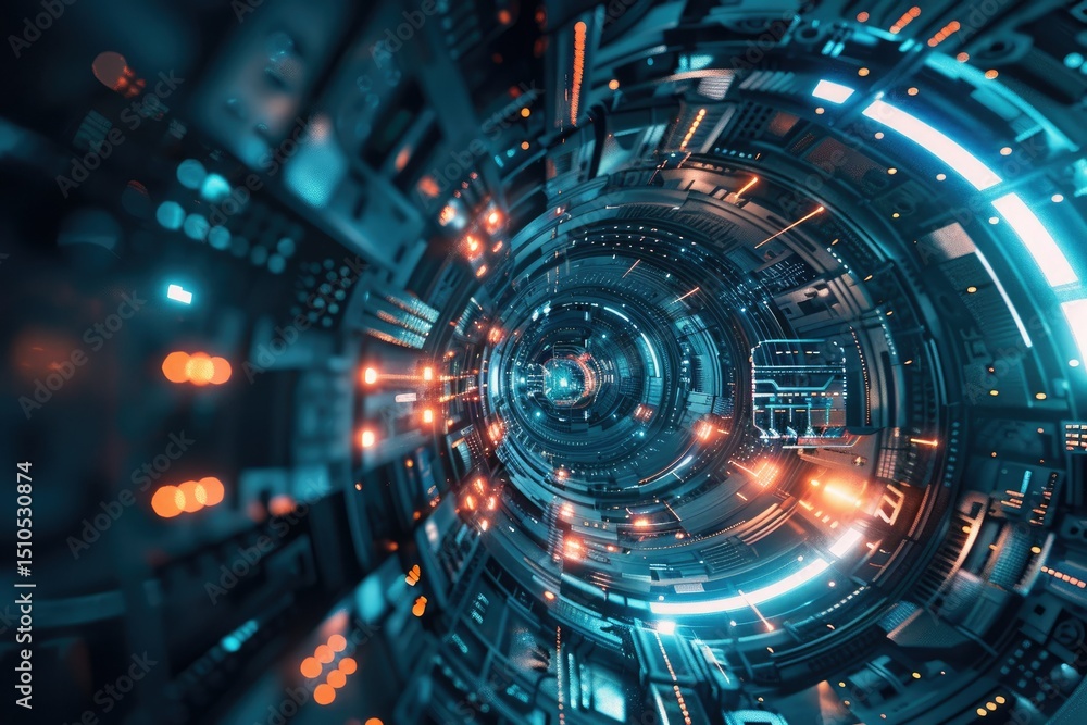 Sharp Image of Futuristic Technology Backgroundhigh Detail, 8K Sharp Image of Futuristic Technology Backgroundhigh Detail, 8K