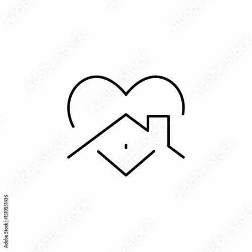stay home icon sign vector