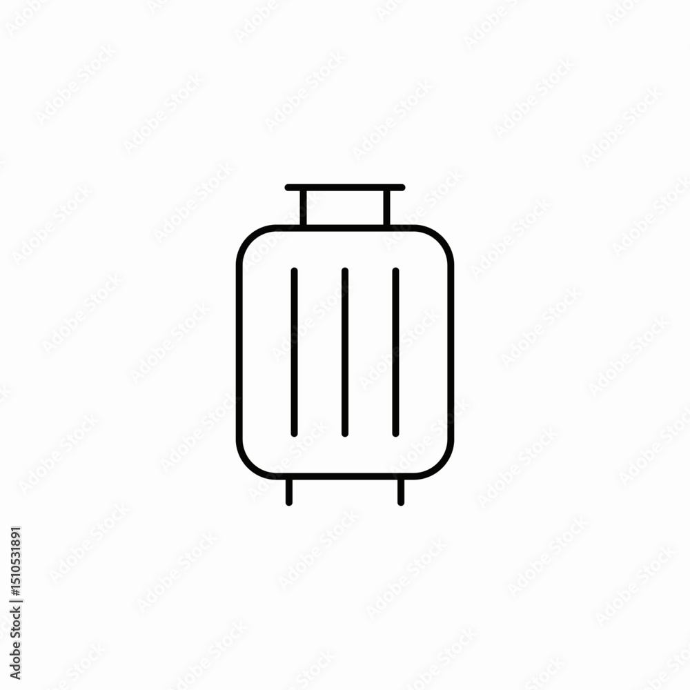 travel suite icon sign vector travel suite icon sign vector