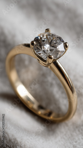 golden ring with diamonds