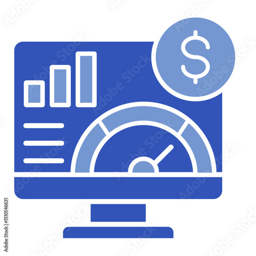 Kpi Metrics  Icon Element For Design	
