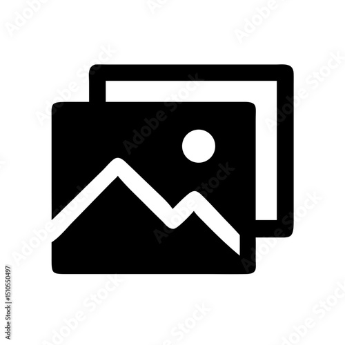 add photo gallery icon design