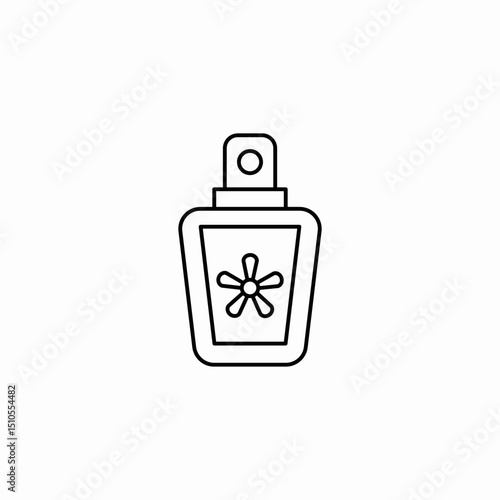 perfume spay icon sign vector