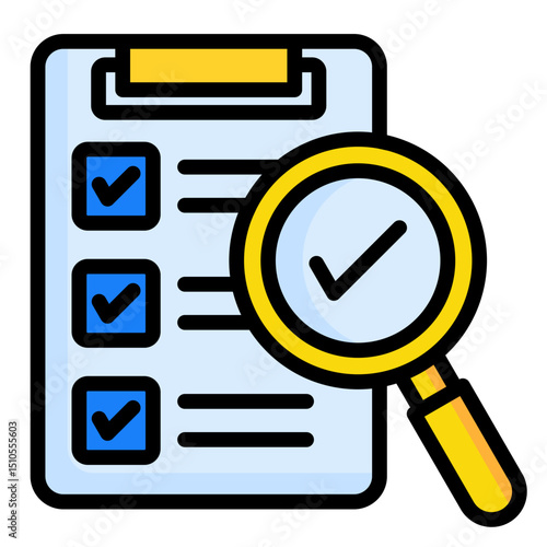 Compliance Check  Icon Element For Design	