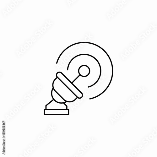 signal receiver icon sign vector
