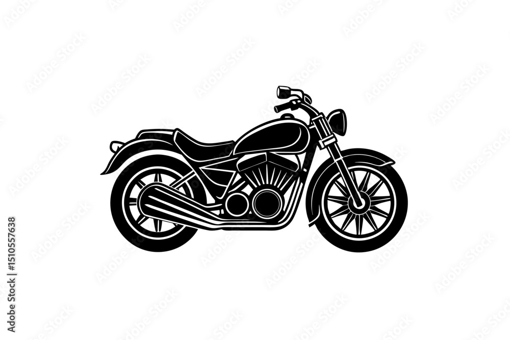 Fototapeta premium motorcycle vector illustration