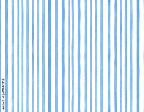 Light Blue Watercolor Stripes on White Background HandPainted Texture (1)