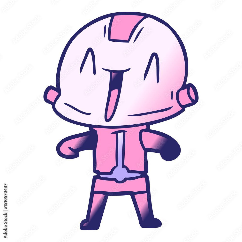 Fototapeta premium cartoon robot