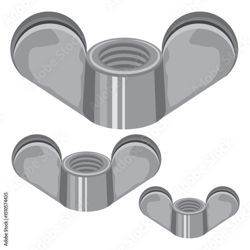 Wing nut, butterfly nut, Wing Nut Fastener.