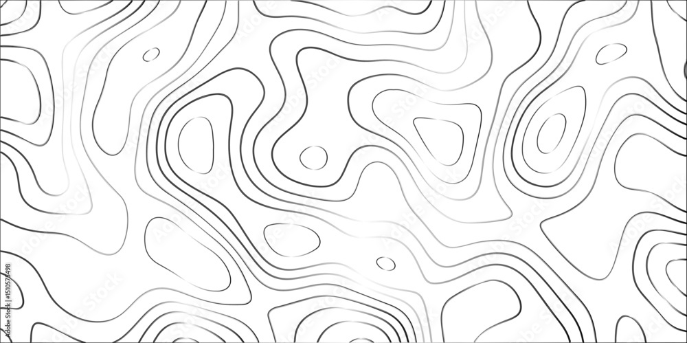 Topographic canyon geometric map relief texture with curved layers and shadow. abstract White background with a beautiful pattern, Topographic contour lines vector map seamless pattern vector. Topographic canyon geometric map relief texture with curved layers and shadow. abstract White background with a beautiful pattern, Topographic contour lines vector map seamless pattern vector.