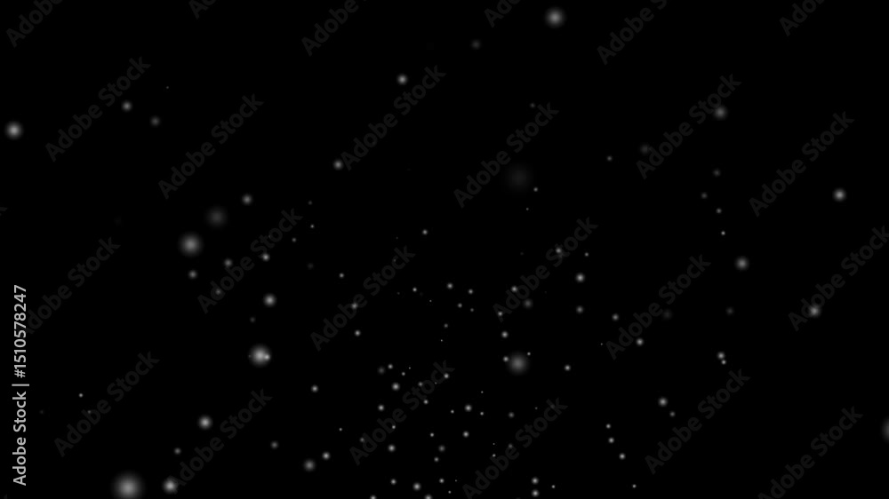 4K falling snow on a black background, featuring both large and small snowflakes – perfect for compositing and motion graphics 4K falling snow on a black background, featuring both large and small snowflakes – perfect for compositing and motion graphics