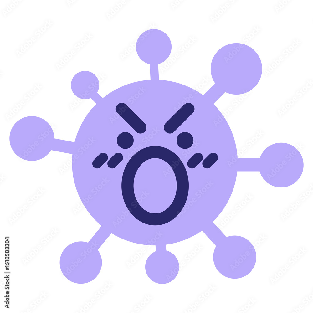 Obraz premium shouting virus