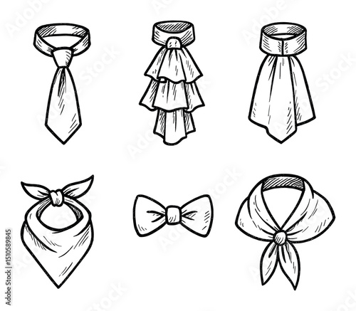 Stylish Tie Icons