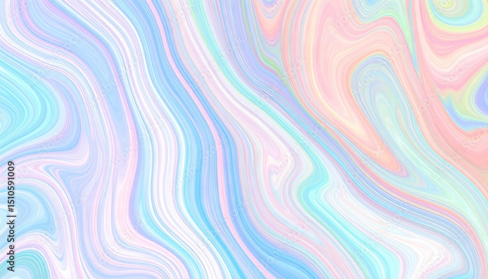 Pastel Swirls Abstract Liquid Marble Texture with Soft Blue Pink and White Hues Pastel Swirls Abstract Liquid Marble Texture with Soft Blue Pink and White Hues