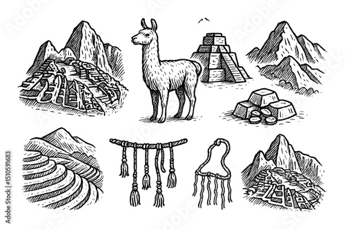 Incan Heritage Icons