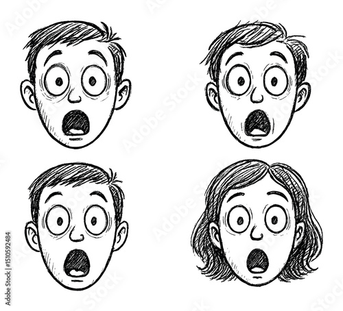 Shocked Expression Icons