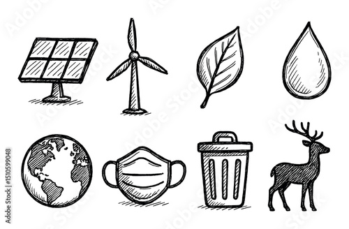 Eco-Friendly Icon Set