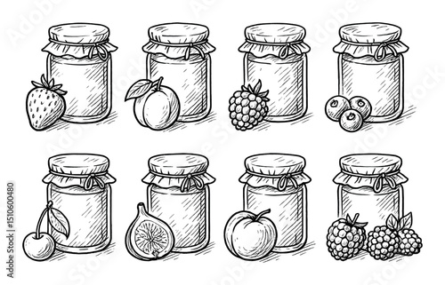 Hand-Drawn Jam Icons