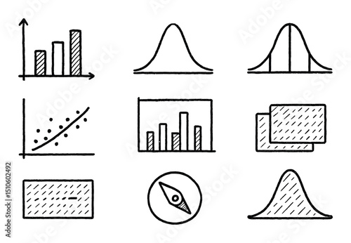 Statistical Sketch Icons