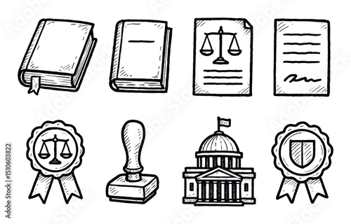 Legal Icon Set