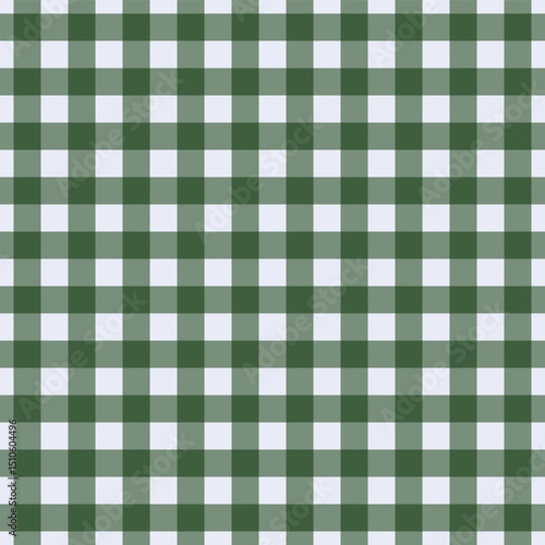2 Color Horizontal, Vertical, Diagonal Plaid Seamless Pattern | Checkered Background Design for Fabric, Digital Print, Wallpaper and Textile