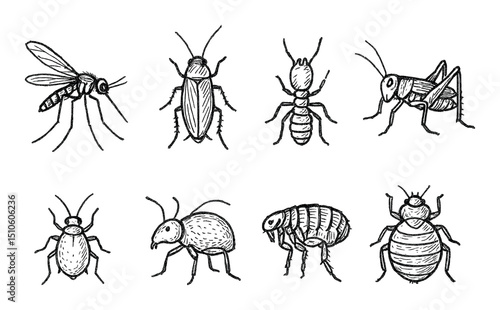 Insect Icon Set