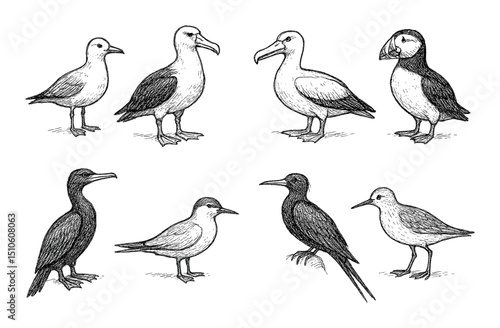 Bird Icon Sketches