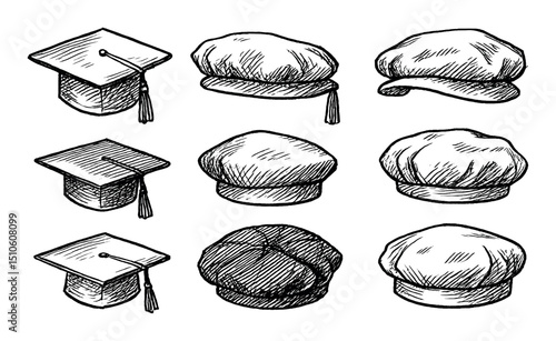 Academic Headwear Icons