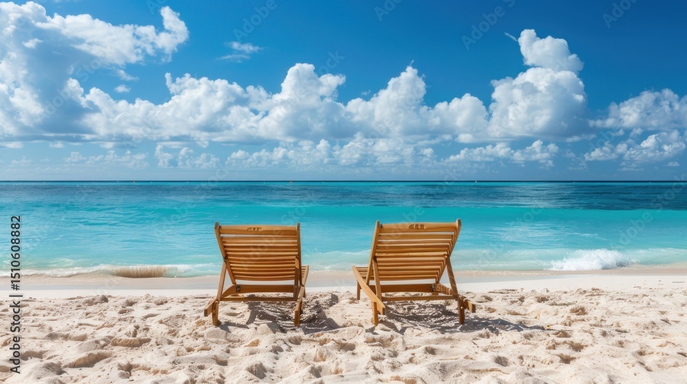 Beach Bliss Under a Radiant Futuristic Sky Beach Bliss Under a Radiant Futuristic Sky