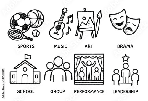 Hand-Drawn Icon Set