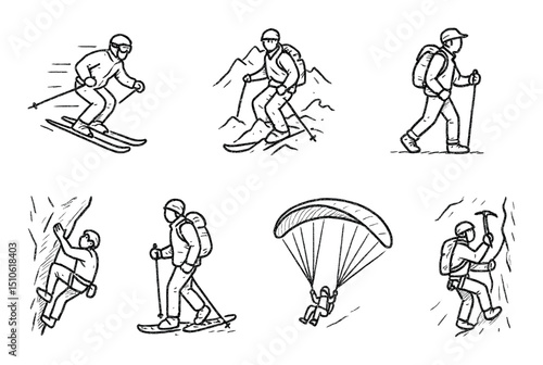 Adventure Sports Icons