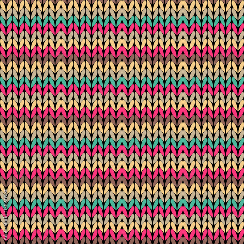 Knitted background pattern wallpaper knitting decorative print handmade textile knitting handiwork
