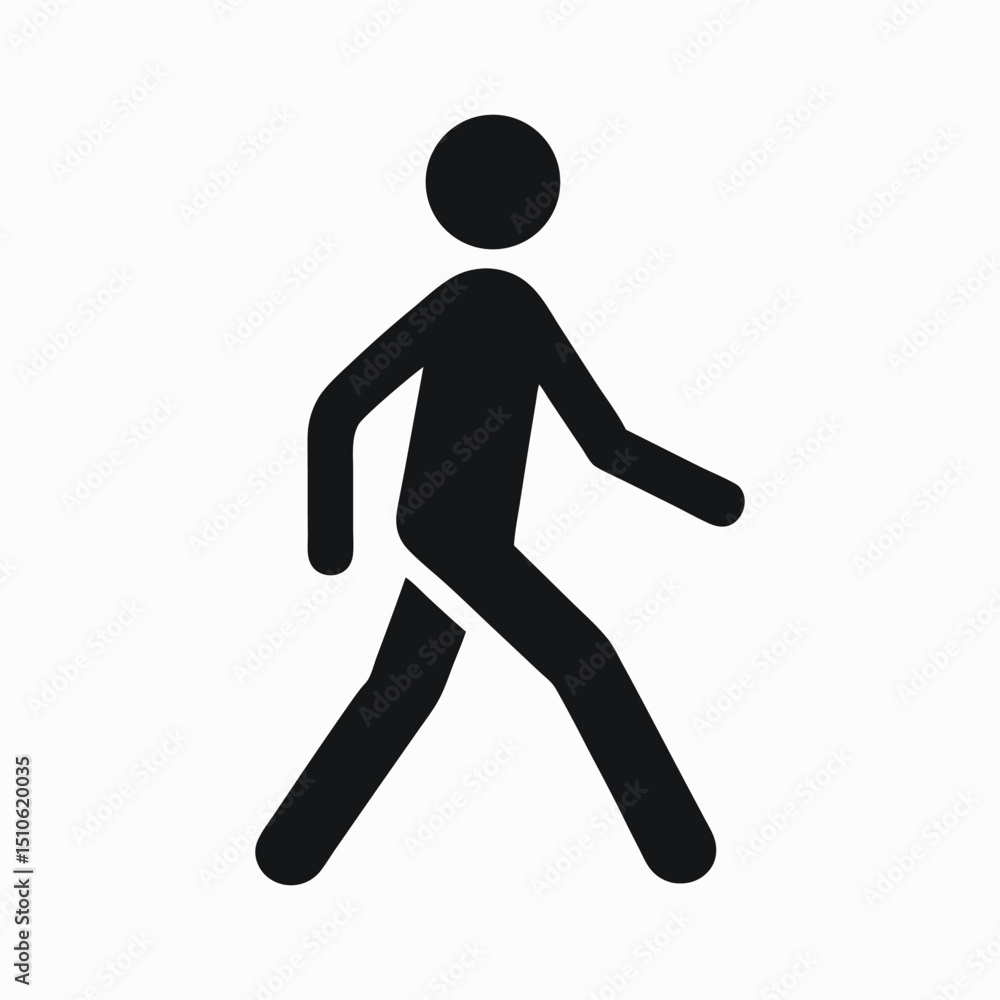 walk and run silhouette vector walk and run silhouette vector