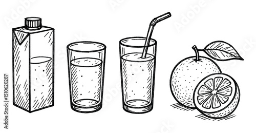 Sketchy Refreshment Icons