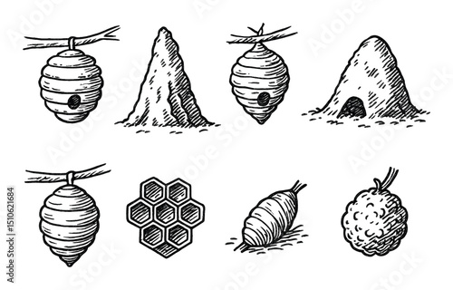 Insect Habitat Icons