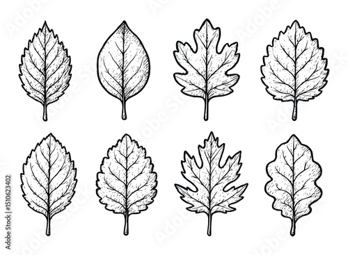 Leaf Icon Sketches