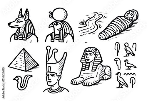 Egyptian Icon Sketches