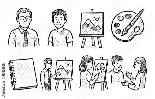 Art Classroom Icons