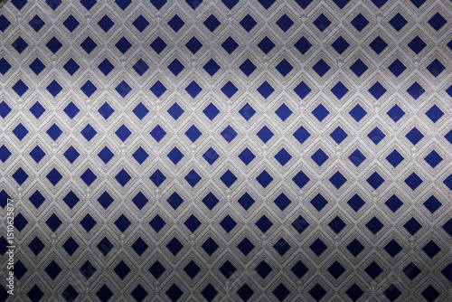 Abstract seamless geometric background with pattern In blue colors. No people.