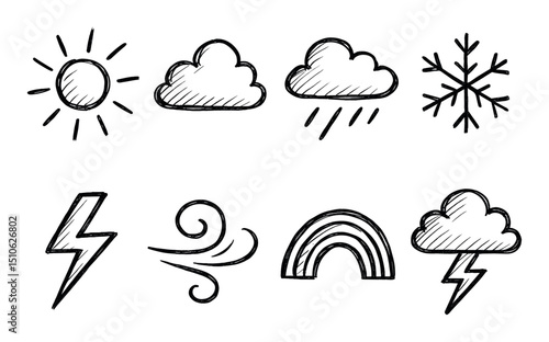 Weather Icons Sketch