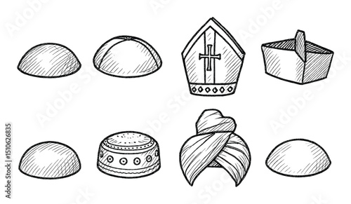 Religious Headwear Icons