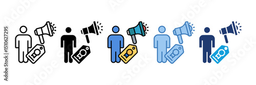 Brand Ambassador Icon Element For Design