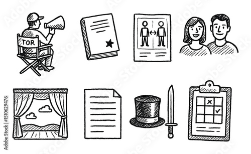 Theatrical Icons Sketch