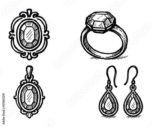 Vintage Jewelry Icons
