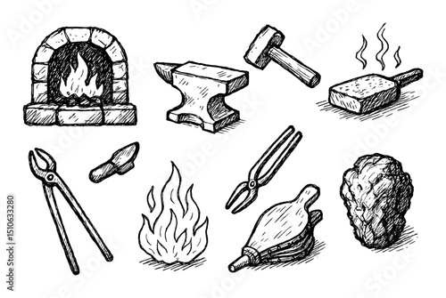Blacksmith Icon Set