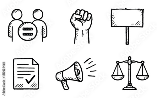 Activism Icon Sketches
