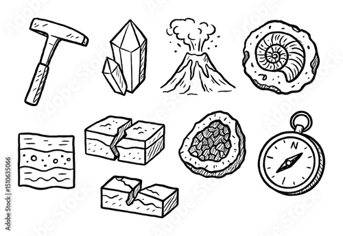 Geology Icon Set
