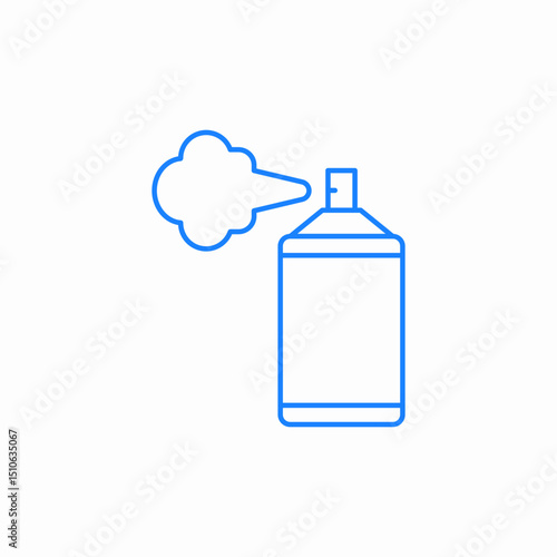 spray can bottle icon sign vector